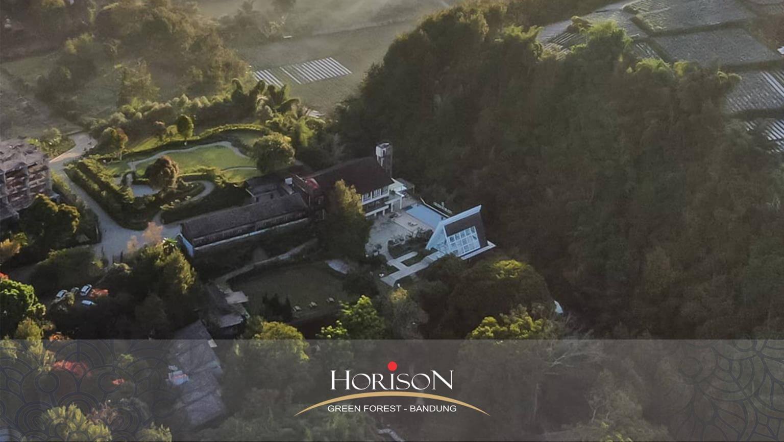 Horison Green Forest bandung aerial